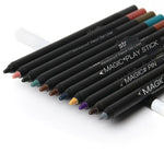 12-Color Pearl Eyeliner Pencil for Stunning Eyes