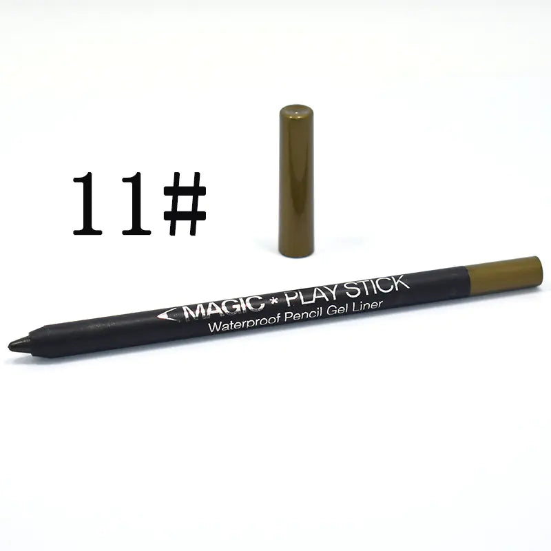 12-Color Pearl Eyeliner Pencil for Stunning Eyes